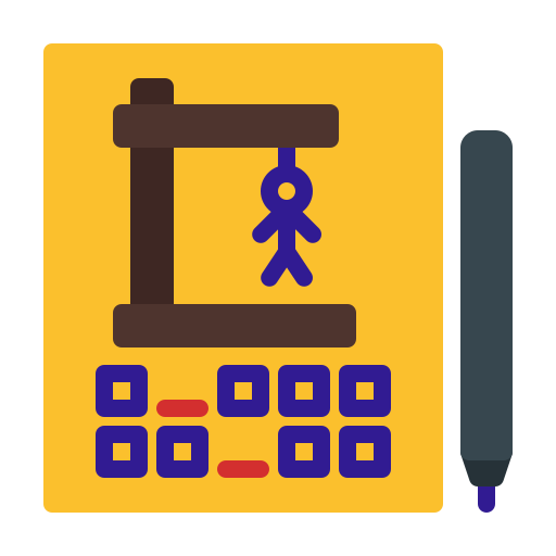 hangman-spel Generic Flat icoon