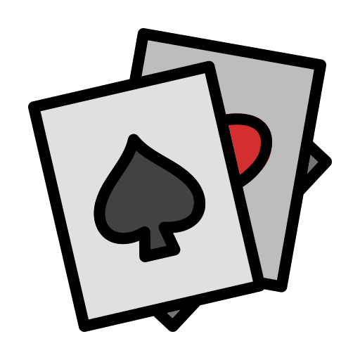 Playing cards Generic Outline Color icon