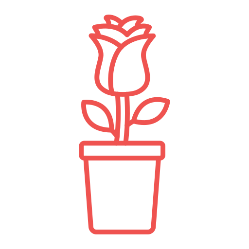 Flower pot Generic Simple Colors icon