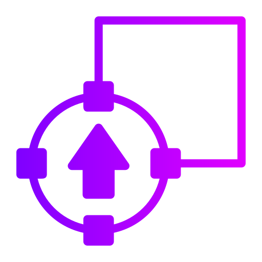 Overlap Generic Flat Gradient icon