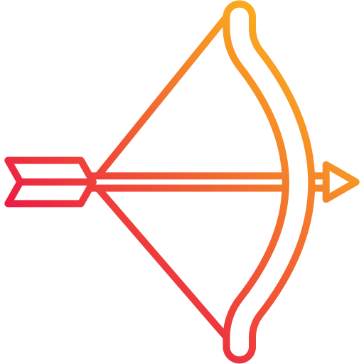 tir à l'arc Generic Gradient Icône