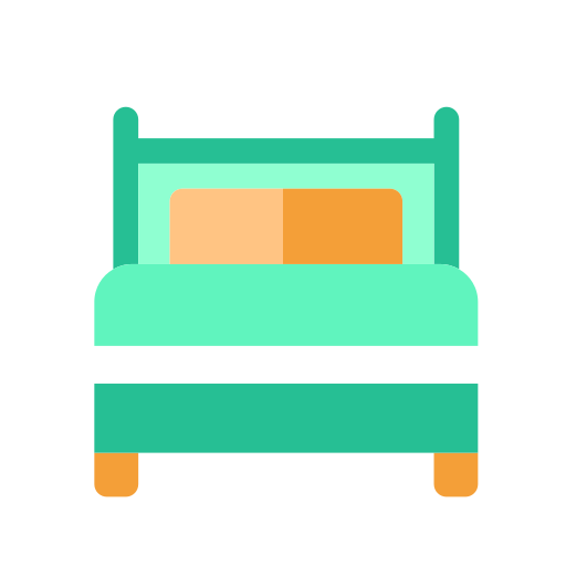 mobili letto Generic Flat icona
