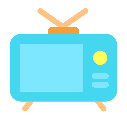 televisor antiguo Generic Flat icono