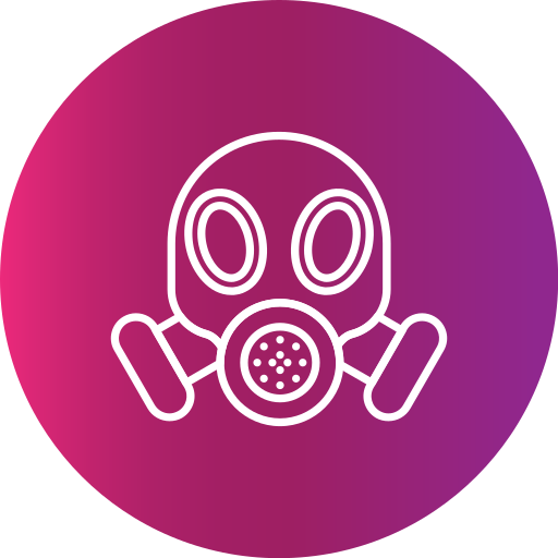 Gas mask Generic Flat Gradient icon