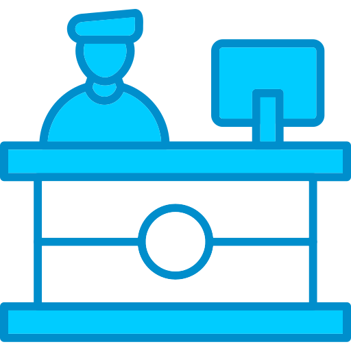 recepción Generic Blue icono