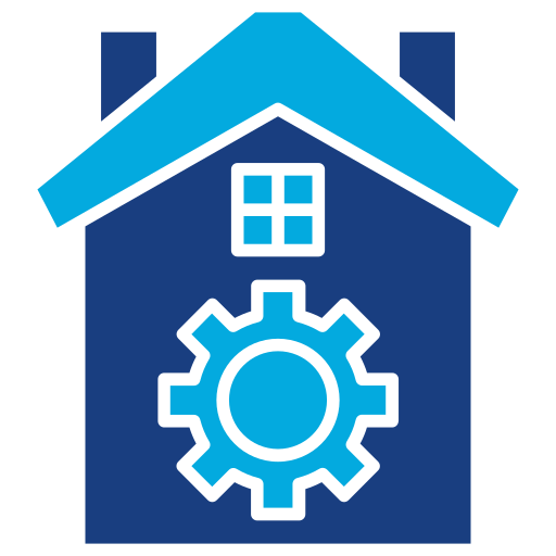 automatización del hogar Generic Blue icono