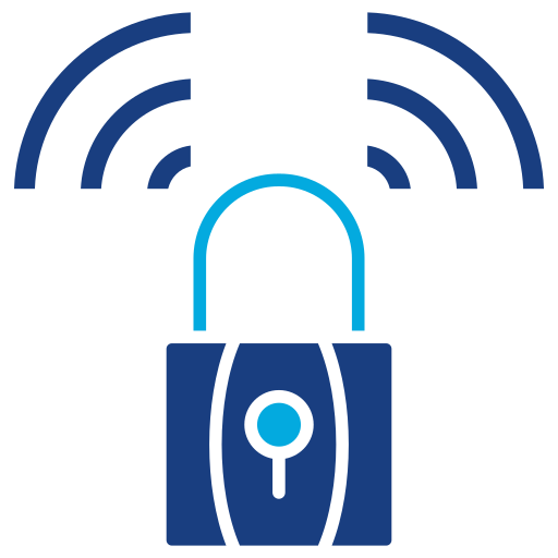 Smart lock Generic Blue icon