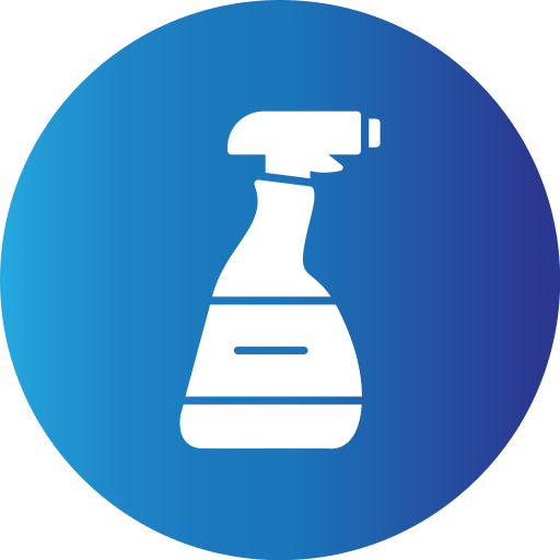 aérosol de nettoyage Generic Blue Icône