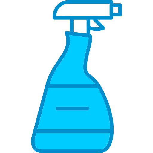 spray de limpeza Generic Blue Ícone