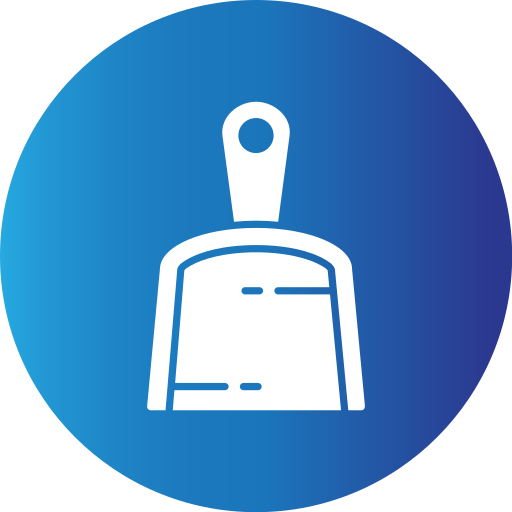 Dustpan Generic Blue icon