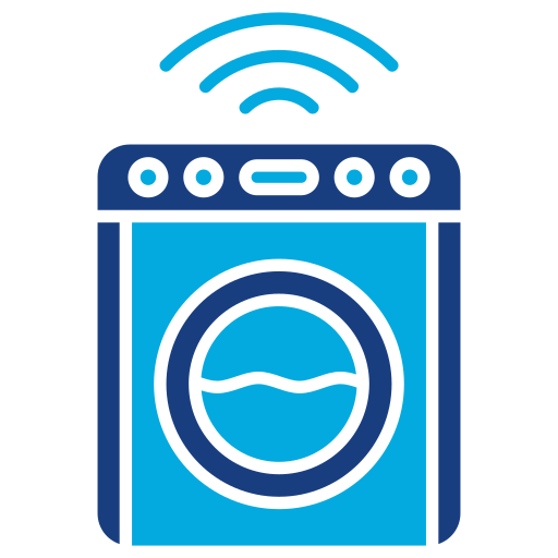 スマート洗濯機 Generic Blue icon