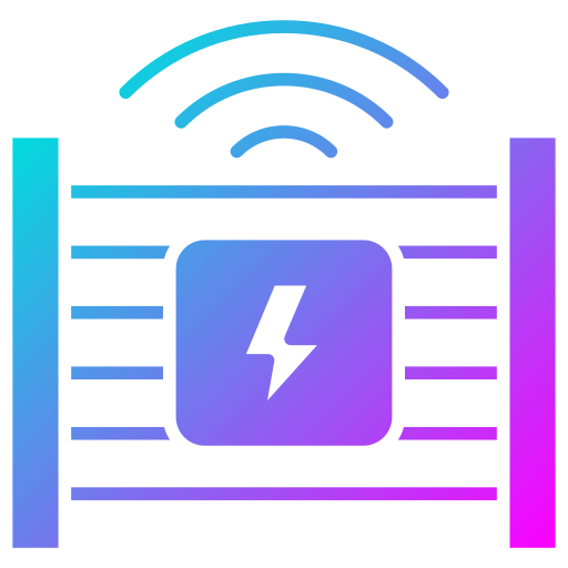 cerca eléctrica Generic Flat Gradient icono