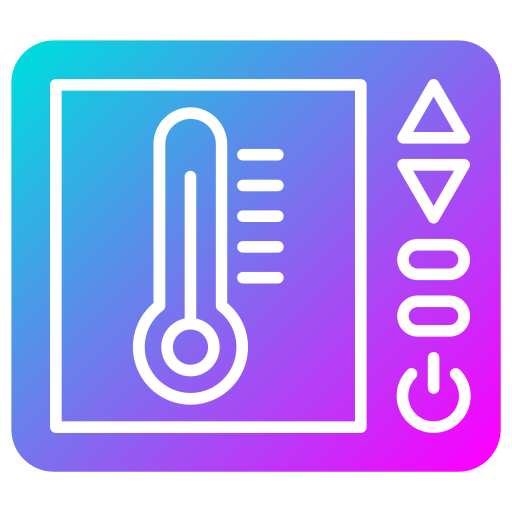 thermostat Generic Flat Gradient Icône