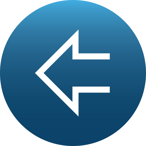 linker pfeil Generic Flat Gradient icon