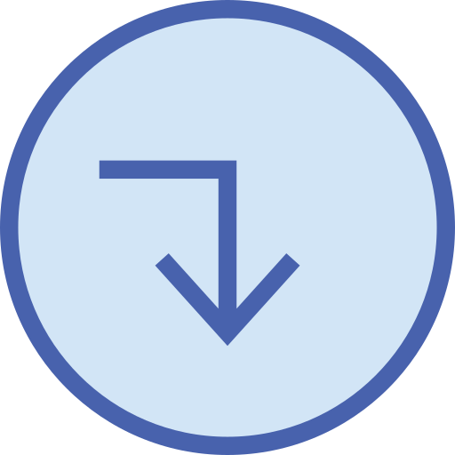 verringerung Generic Blue icon