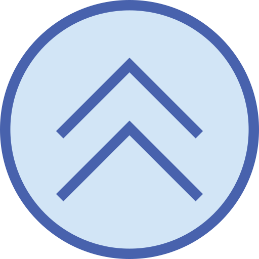 flechas arriba Generic Blue icono