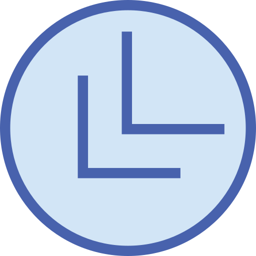 Left arrows Generic Blue icon