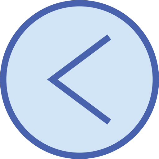 Left arrow Generic Blue icon