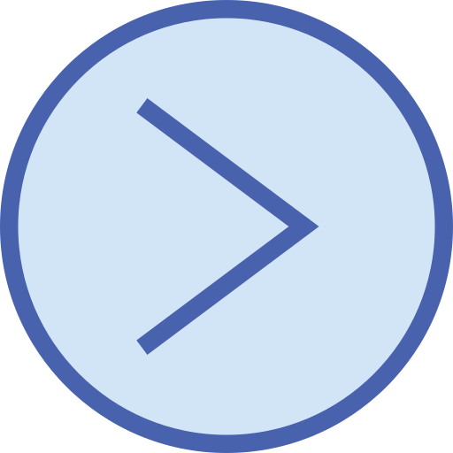 右矢印 Generic Blue icon