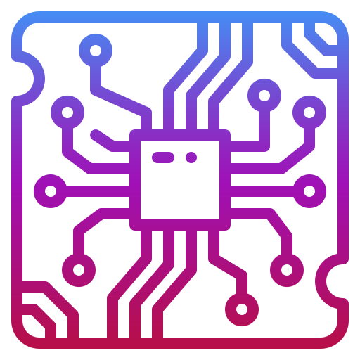 carte de circuit imprimé Generic Gradient Icône