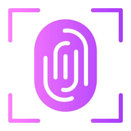 指紋 Generic Flat Gradient icon
