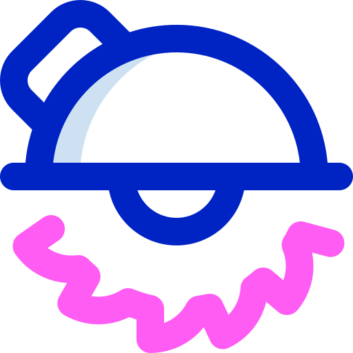 sierra circular Super Basic Orbit Color icono