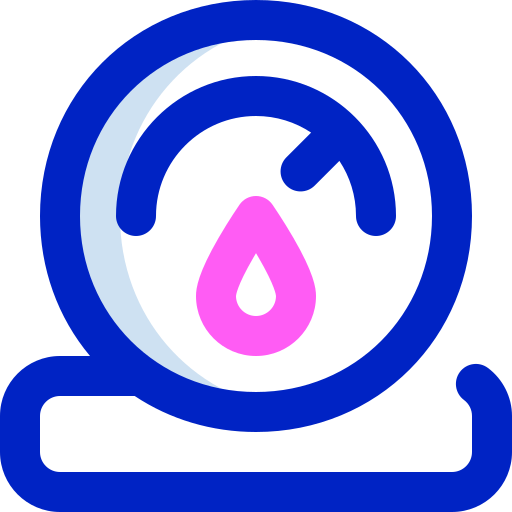 수량 계량기 Super Basic Orbit Color icon
