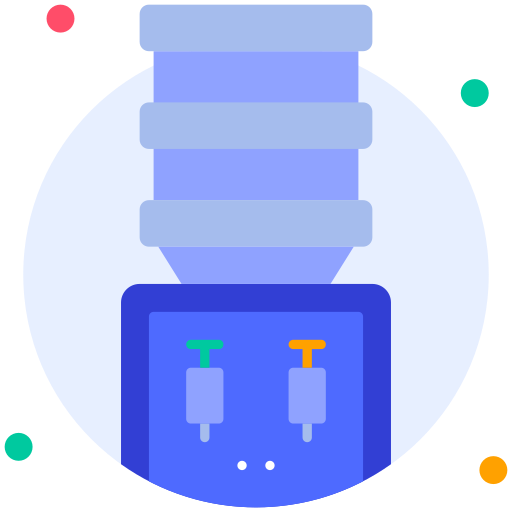 Water dispenser Generic Rounded Shapes icon
