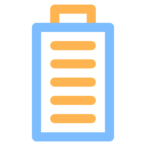 배터리 Generic Outline Color icon