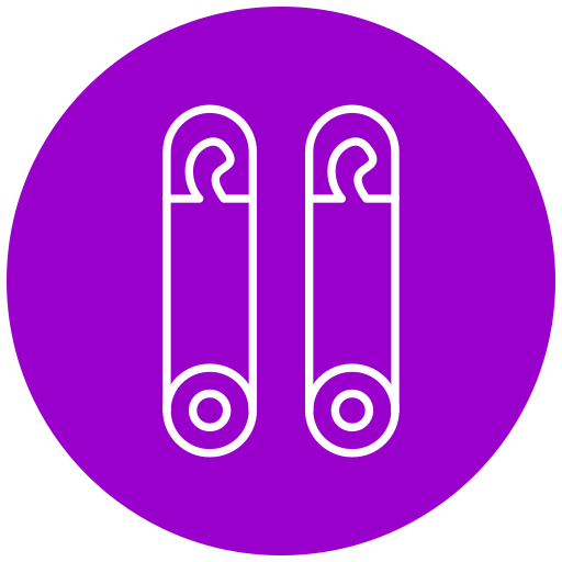 Safety pin Generic Flat icon