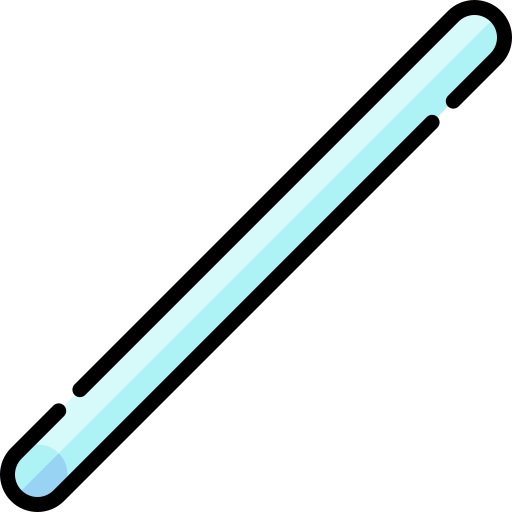 Glass rod Special Lineal color icon