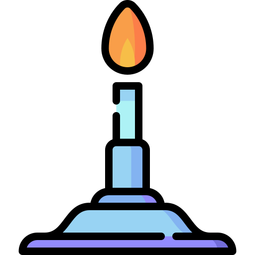 Bunsen burner Special Lineal color icon