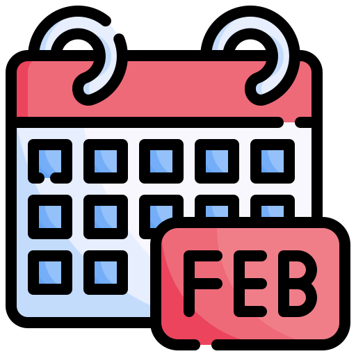 februar Generic Outline Color icon