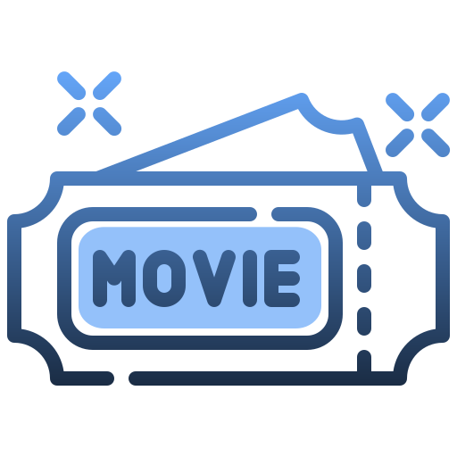 Movie ticket Generic Gradient icon