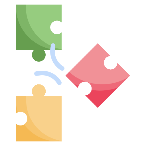 puzzelstukje Generic Flat icoon