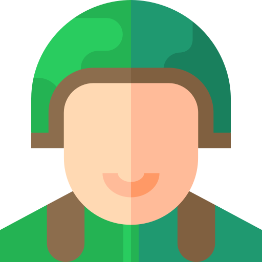 soldado Basic Straight Flat icono