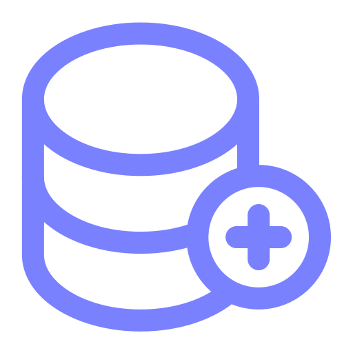 agregar base de datos Generic Simple Colors icono