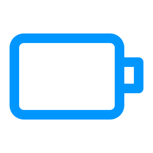 Empty battery Generic Simple Colors icon