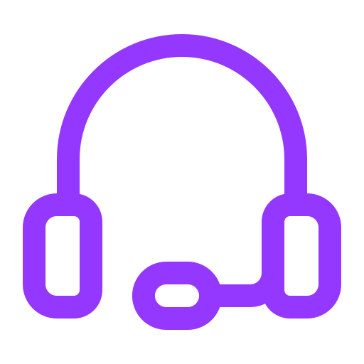 Headphone mic Generic Simple Colors icon