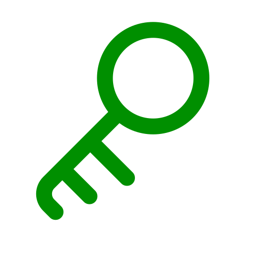 Key Generic Simple Colors icon