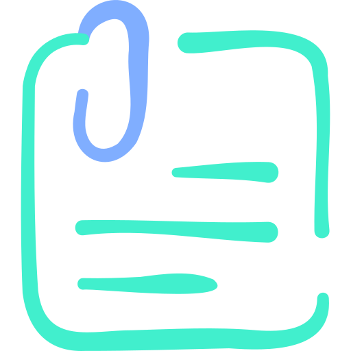 notatki Basic Hand Drawn Color ikona