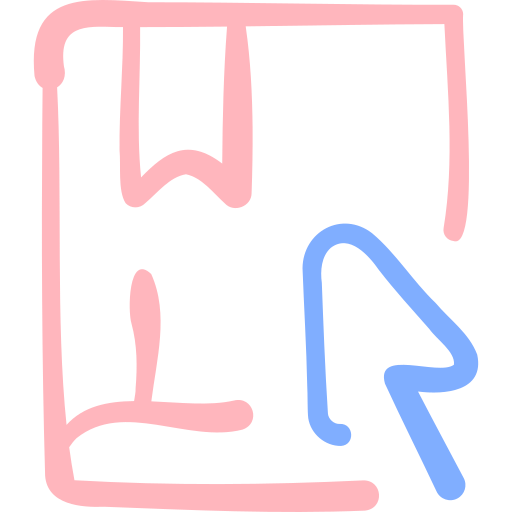 ebook Basic Hand Drawn Color icon