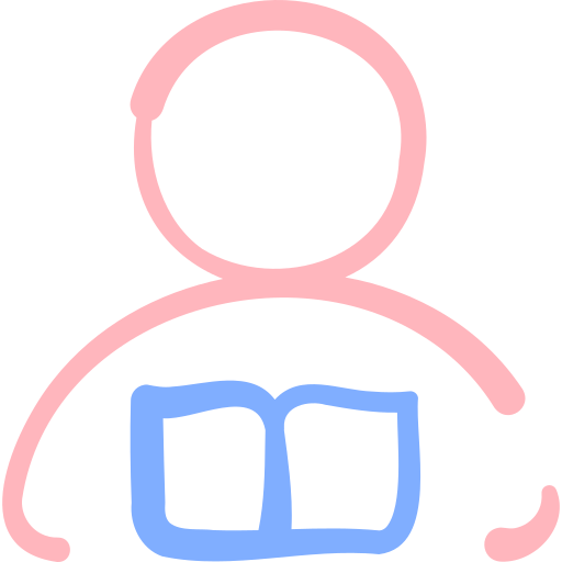alumno Basic Hand Drawn Color icono