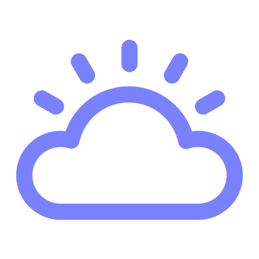 Weather app Generic Simple Colors icon