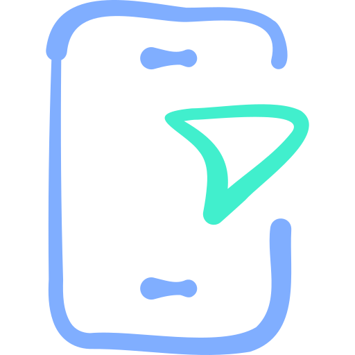navegación Basic Hand Drawn Color icono