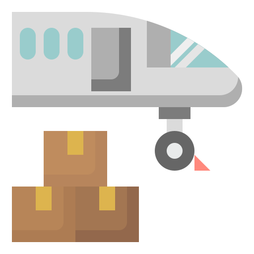 fracht lotniczy Generic Flat ikona