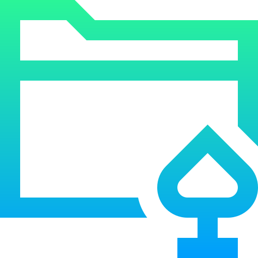 Game folder Super Basic Straight Gradient icon