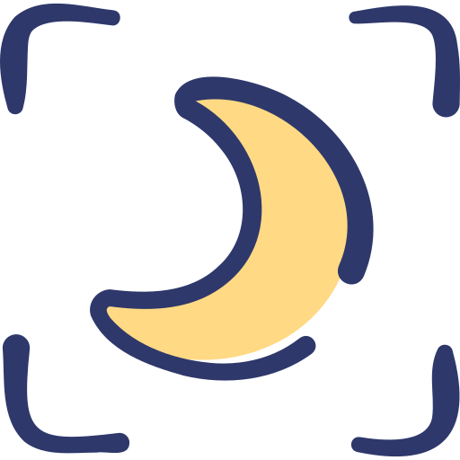 Night mode Basic Hand Drawn Lineal Color icon