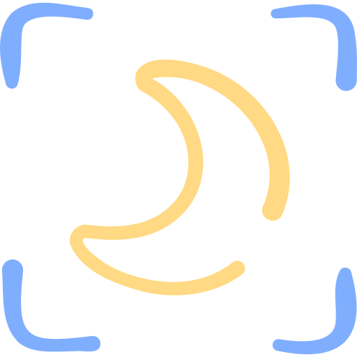 Night mode Basic Hand Drawn Color icon
