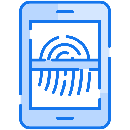 Access control Generic Blue icon